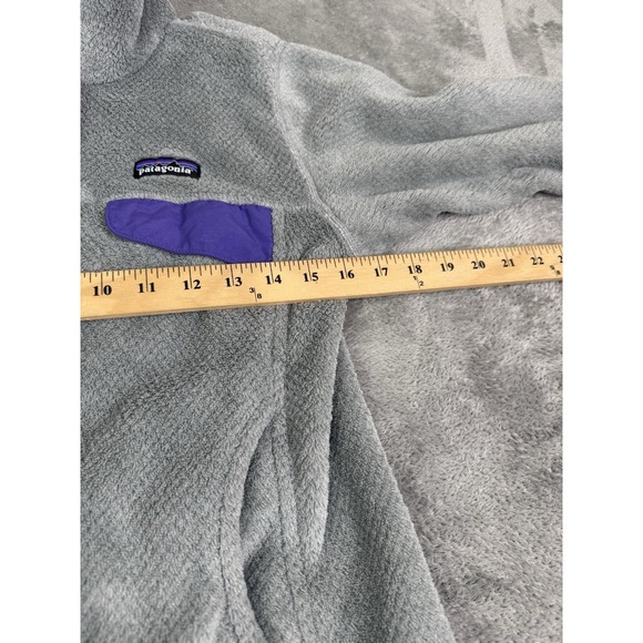 Patagonia Women's Re-Tool Snap-T Fleece Pullover Size Small Gray - Picture 8 of 10